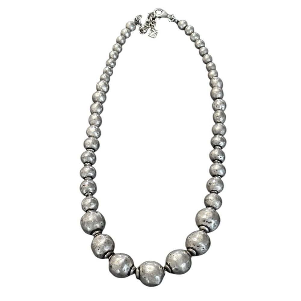 SILPADA N1953 Oxidized Atmospheric 925 Sterling Silver Ball Bead Necklace